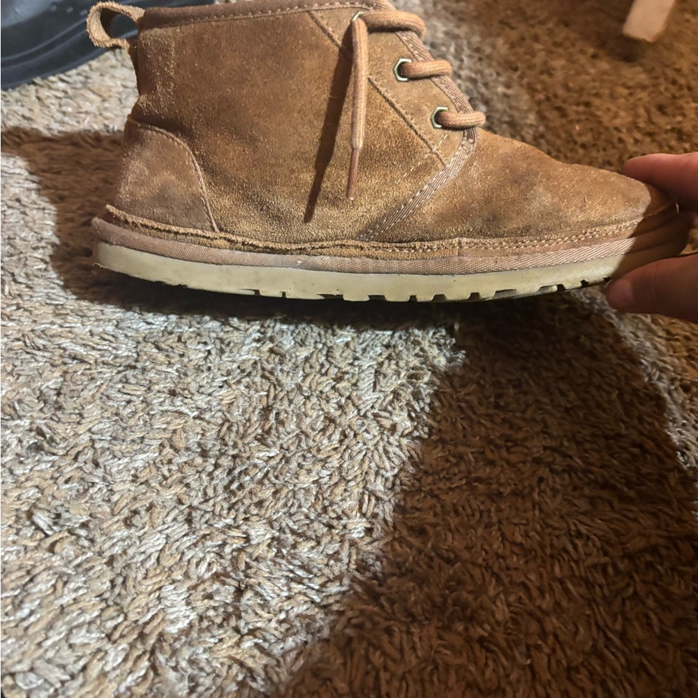 Brown Suede Kids Boots